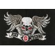 Casquette Biker noir Be Bone avec Crane CASQUETTES Nyls Création