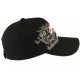 Casquette baseball noire Live Free Ride Free CASQUETTES Nyls Création