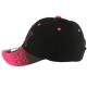 Casquette baseball Enfant rose et noire Tag 7 à 12 ans ANCIENNES COLLECTIONS divers