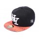 Snapback NY Noire visière imprimé ANCIENNES COLLECTIONS divers