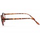 Lunette loupe ronde marron ecailles Flex Lunettes Loupes New Time