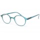 Lunette loupe ronde bleu transparent Flex Lunettes Loupes New Time