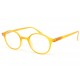 Lunette loupe ronde jaune transparent Flex Lunettes Loupes New Time