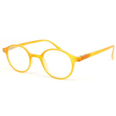 Lunette loupe ronde jaune transparent Flex Lunettes Loupes New Time