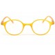 Lunette loupe ronde jaune transparent Flex Lunettes Loupes New Time