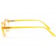 Lunette loupe ronde jaune transparent Flex Lunettes Loupes New Time