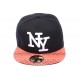 Snapback NY Noire visière imprimé ANCIENNES COLLECTIONS divers