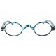 Lunettes lecture rondes Bleues ecailles Aida Lunettes Loupes New Time