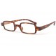Lunettes lecture rectangle Marron Octy Lunettes Loupes New Time