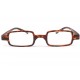 Lunettes lecture rectangle Marron Octy Lunettes Loupes New Time