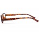 Lunettes lecture rectangle Marron Octy Lunettes Loupes New Time