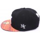 Snapback NY Noire visière imprimé ANCIENNES COLLECTIONS divers