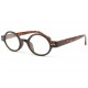 Lunette de lecture retro marron ecaille Dok Lunettes Loupes New Time