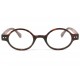 Lunette de lecture retro marron ecaille Dok Lunettes Loupes New Time