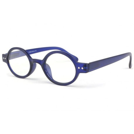 Lunette de lecture retro bleu Dok Lunettes Loupes New Time