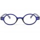 Lunette de lecture retro bleu Dok Lunettes Loupes New Time