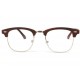 Lunette loupe retro bois marron acajou Gatsby Lunettes Loupes New Time