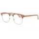 Lunette loupe retro bois marron clair Gatsby Lunettes Loupes New Time