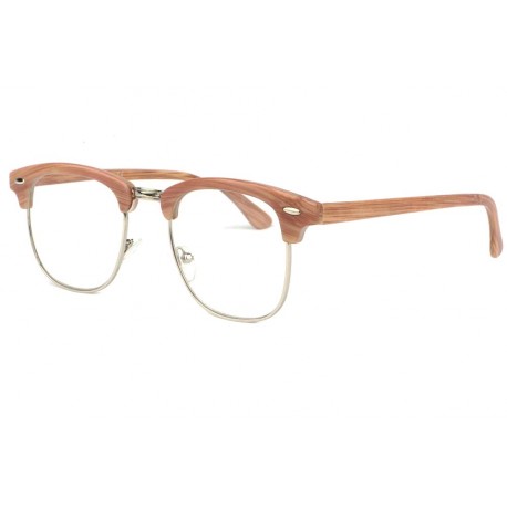 Lunette loupe retro bois marron clair Gatsby Lunettes Loupes New Time