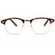 Lunette lecture vintage marron ecailles Eddy Lunettes Loupes Loupea