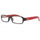 Lunettes de lecture cuir rouge Neyl Lunettes Loupes Proloupe