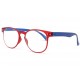 Lunette lecture bleu rouge slim Fit Lunettes Loupes Proloupe