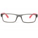 Lunettes loupe rouge et grise Saty Lunettes Loupes Proloupe