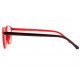 Lunette lecture ronde rouge et noir Lyka Lunettes Loupes Proloupe