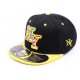 Snapback NY noir visère jaune ANCIENNES COLLECTIONS divers