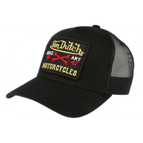 Casquette Von Dutch Noir et doré Blacky CASQUETTES VON DUTCH