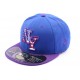 Snapback NY violette visère bleu ANCIENNES COLLECTIONS divers