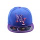 Snapback NY violette visère bleu ANCIENNES COLLECTIONS divers