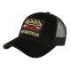 Casquette Von Dutch noir en Velours Mark CASQUETTES VON DUTCH