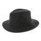 Chapeau Homme Noir simili cuir Herman ANCIENNES COLLECTIONS divers