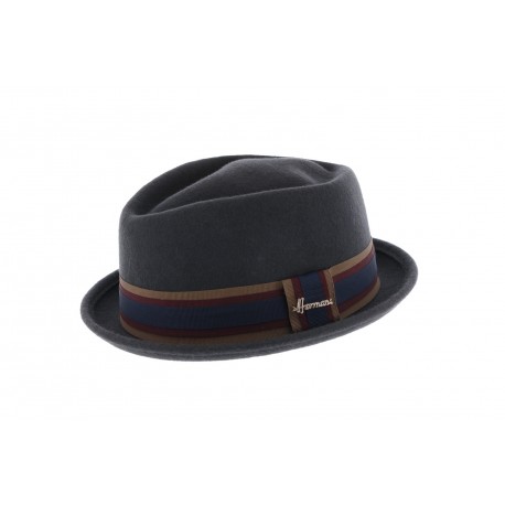 Chapeau Pork Pie Gris Don Cash Herman ANCIENNES COLLECTIONS divers