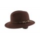 Chapeau feutre Marron Mac Gofer Herman ANCIENNES COLLECTIONS divers