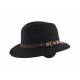 Chapeau feutre Noir Mac Gofer Herman ANCIENNES COLLECTIONS divers