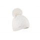 Bonnet pompon Blanc Angora Dolce Louise ANCIENNES COLLECTIONS divers