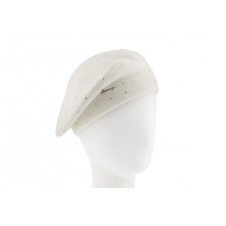 Béret Femme blanc Louise Herman ANCIENNES COLLECTIONS divers