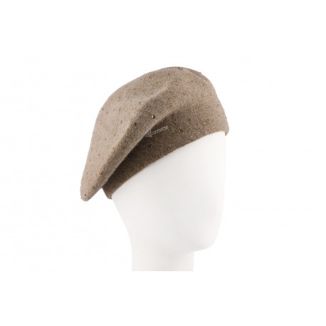 Béret Femme Taupe Louise Herman ANCIENNES COLLECTIONS divers