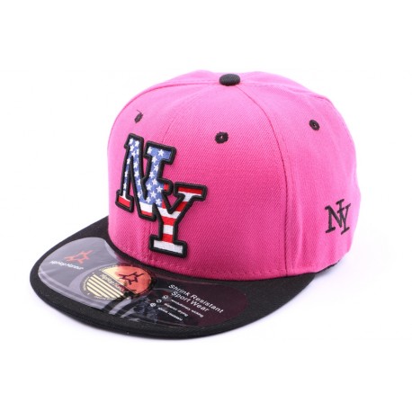 Casquette snapback NY Rose visère Noir ANCIENNES COLLECTIONS divers