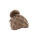 Bonnet Pompon Enfant Marron Lutin Herman ANCIENNES COLLECTIONS divers