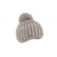 Bonnet enfant gris perle en laine Herman ANCIENNES COLLECTIONS divers