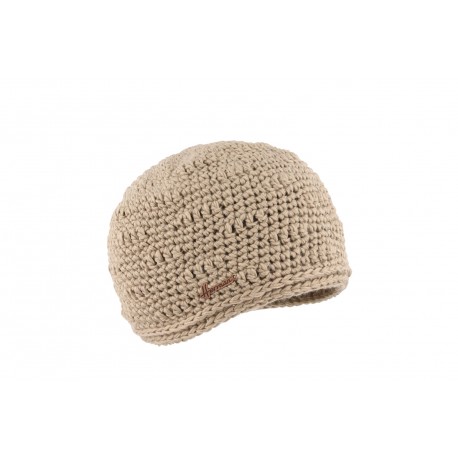 Bonnet tricot enfant beige Jalin Herman ANCIENNES COLLECTIONS divers