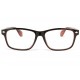 Lunette loupe rectangle marron Lyma Lunettes Loupes Proloupe