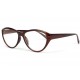 Lunette lecture femme marron ovale Cindy Lunettes Loupes Proloupe