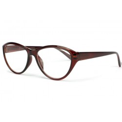 Lunette lecture femme marron ovale Cindy Lunettes Loupes Proloupe