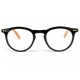 Lunette lecture noire branche bois Saty Lunettes Loupes Proloupe