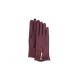 Gants cuir femme rouge bordeaux Letya Herman ANCIENNES COLLECTIONS divers