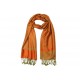 Echarpe Pashmina orange et verte Delhi ANCIENNES COLLECTIONS divers